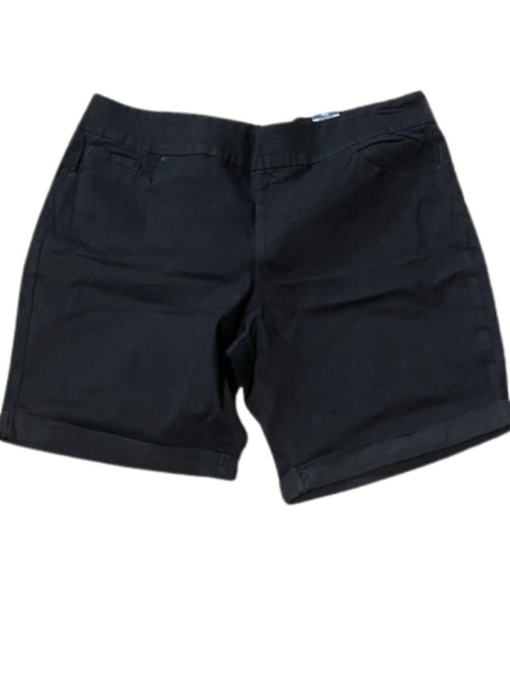 NWT TERRA & SKY BLACK JEAN SHORTS SZ 3X (24W-26W)